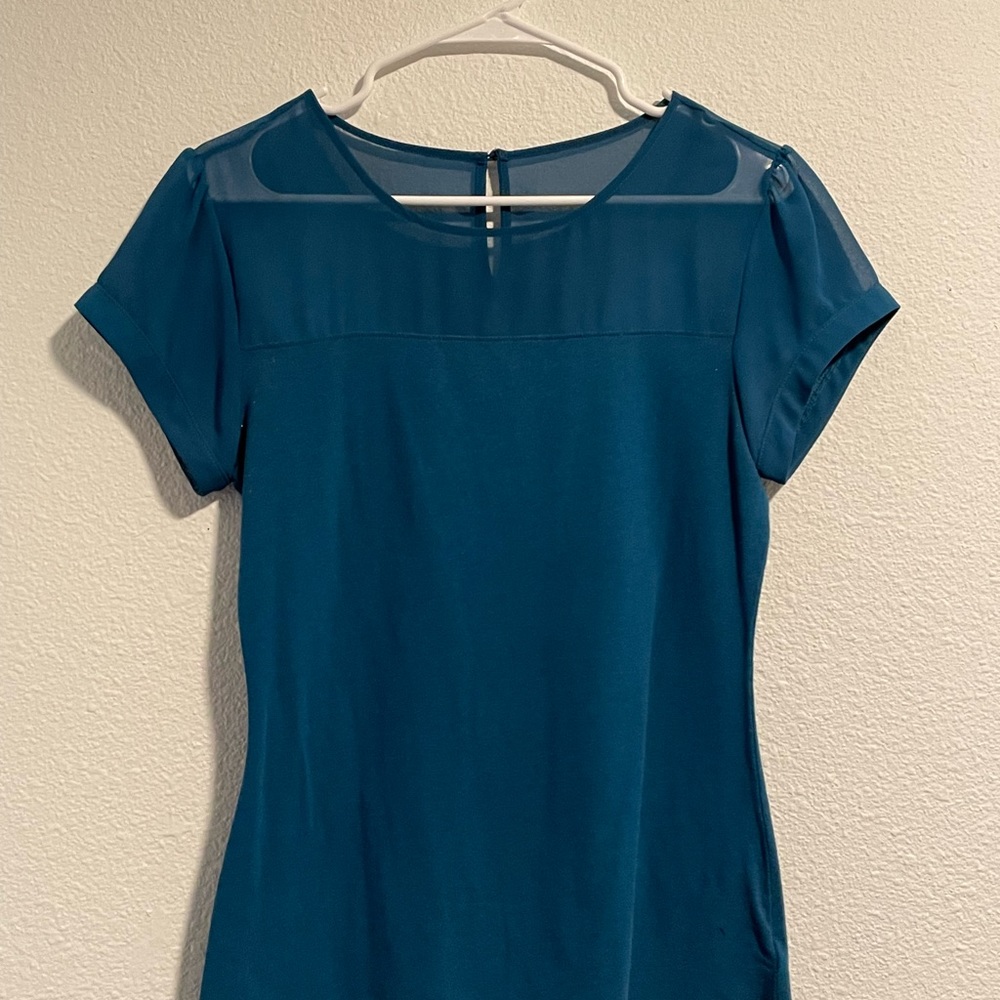 Teal Express Blouse